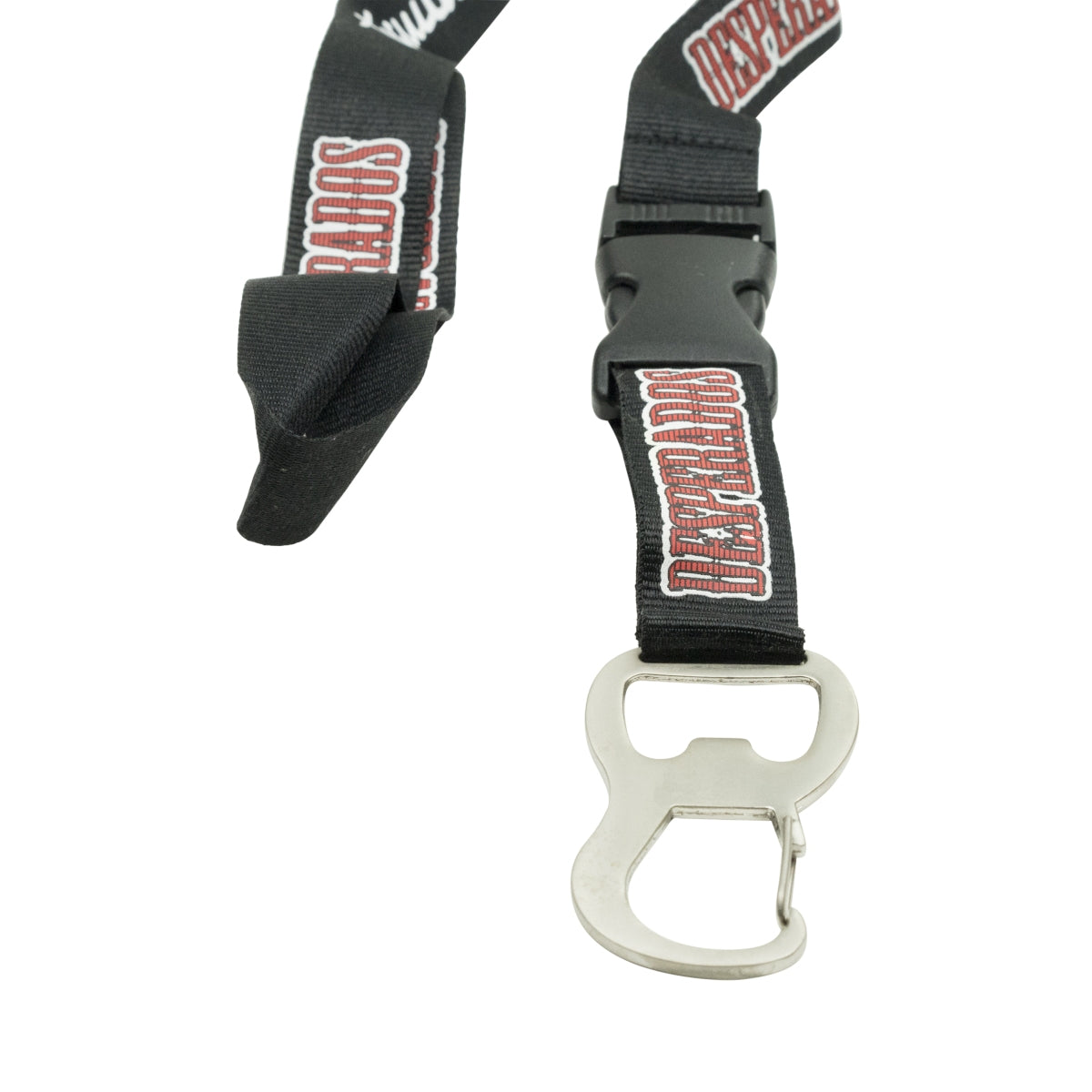 1x Desperados beer lanyard, black, with bottle opener – View 3