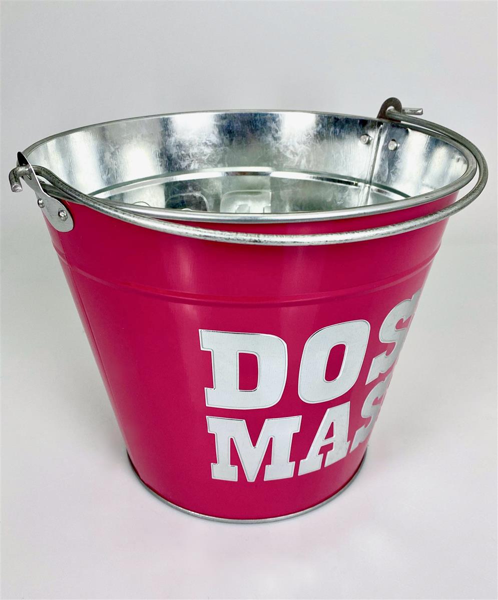 1x Dos Mas liqueur cooler metal bucket, pink, 10 l – View 4