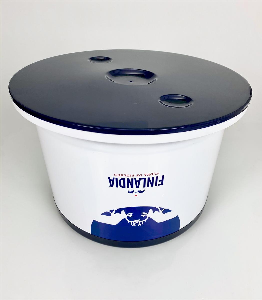 1x Finlandia Vodka Cooler 10l blue/white – View 4