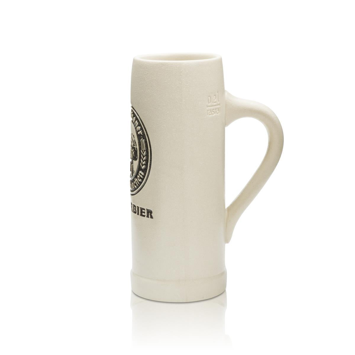 1x Franziskaner beer mug, clay, 0.2 l, cellar beer – View 2
