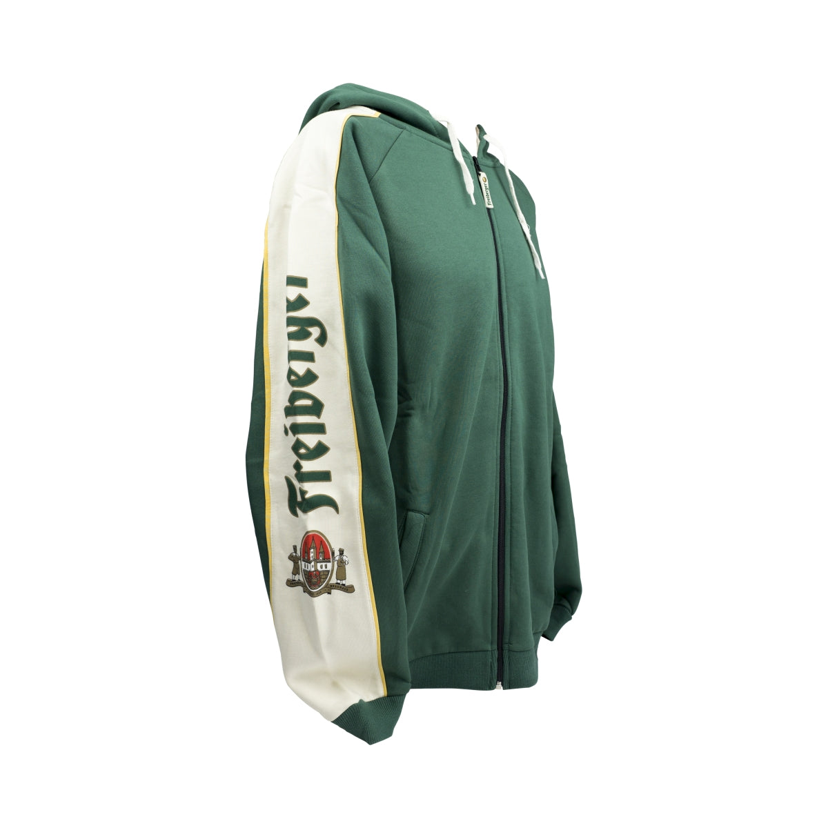 1x Freiberger Beer Hoodie Hooded Sweatshirt Jacket Green Size XXL – View 2