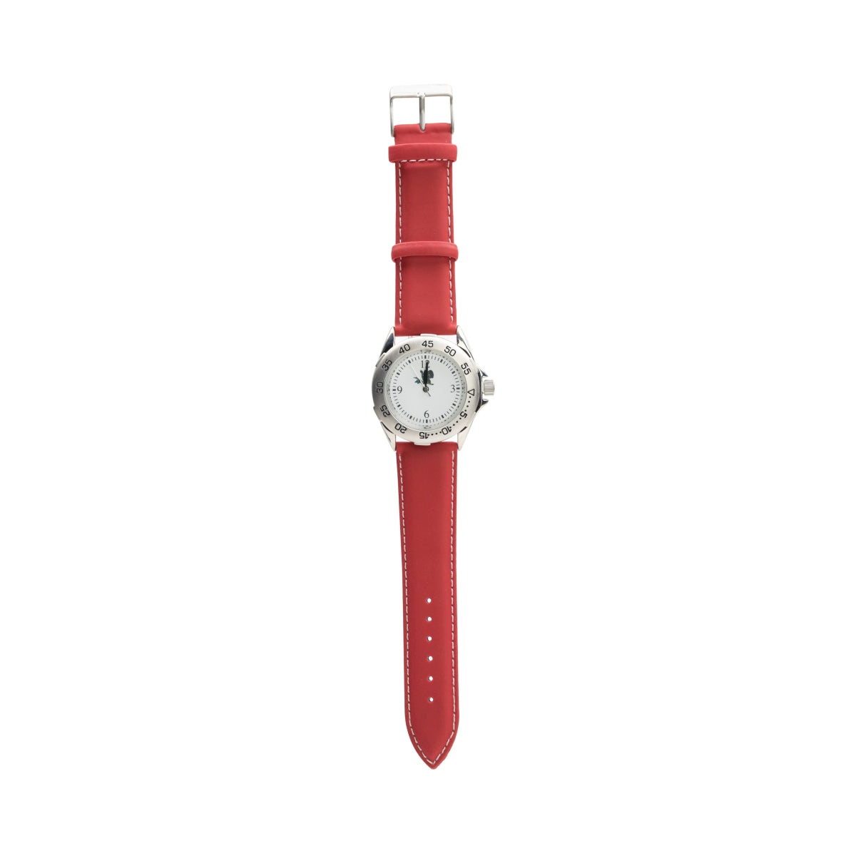 1x Hasseröder beer wristwatch with red leather strap