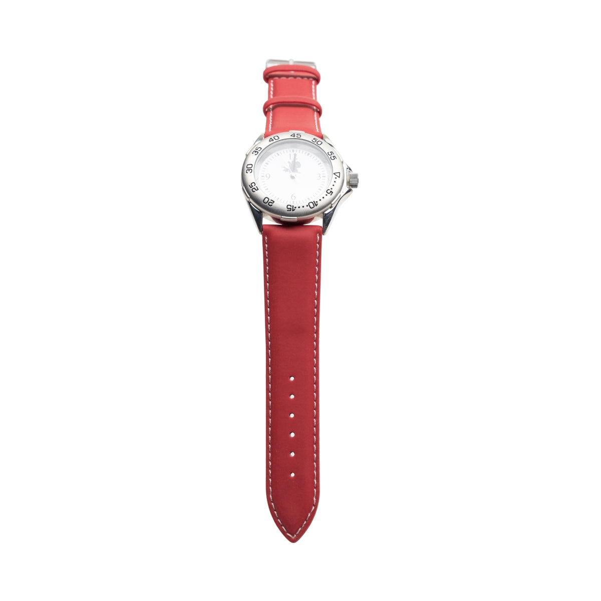1x Hasseröder beer wristwatch with red leather strap – View 3