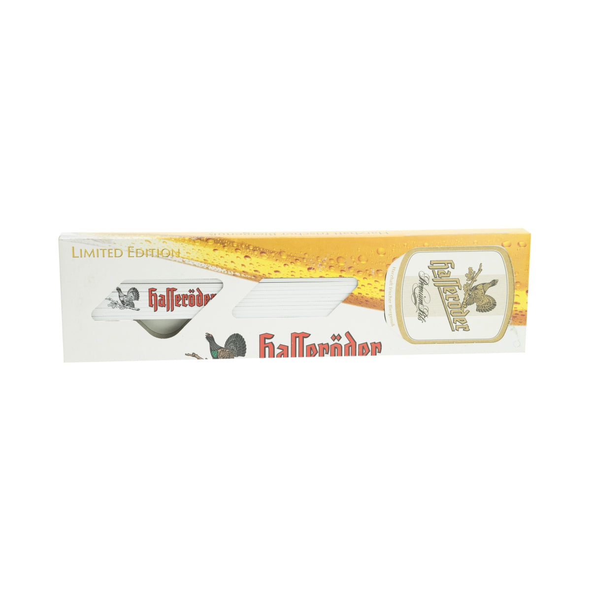 1x Hasseröder beer yardstick including beer mat