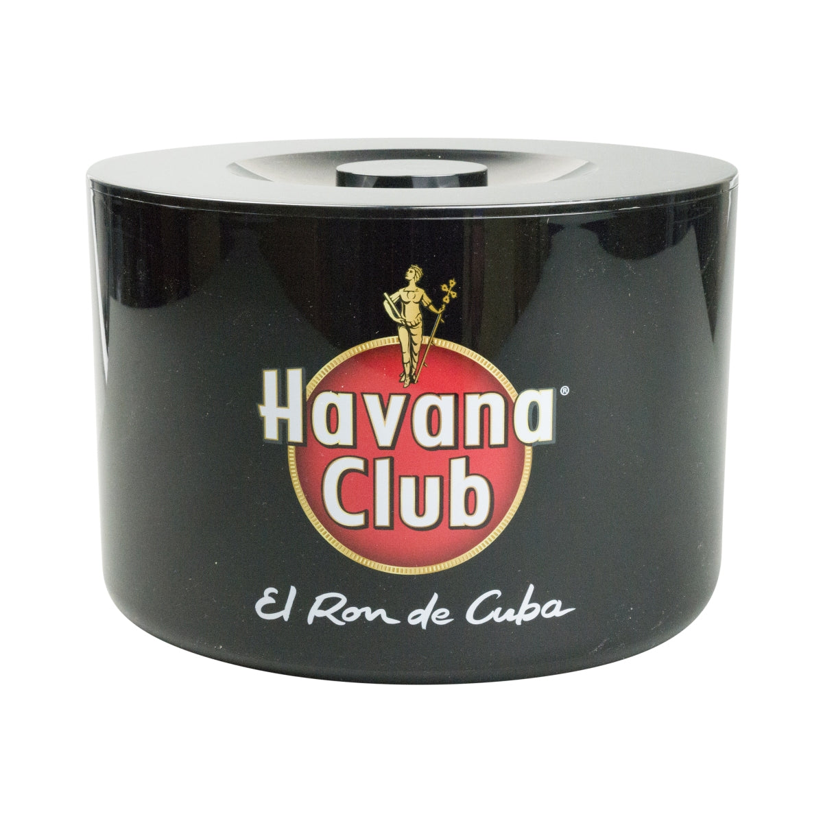 1x Havana Club Rum Cooler Ice Box 10l Black Round