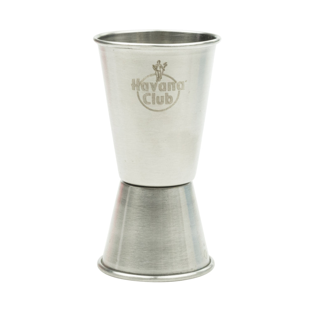 1x Havana Club Rum Measuring Cup Cocktail Measuring Cup Steel 5/3cl