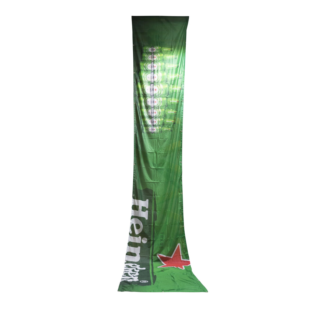 1x Heineken beer flag banner, green