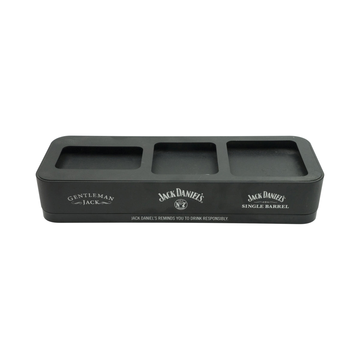 1x Jack Daniels whiskey Glorifier Gentleman Metal 3 Bottles – View 3