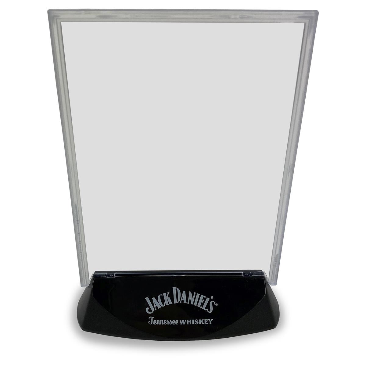 1x Jack Daniels Whiskey table display, plastic, black base