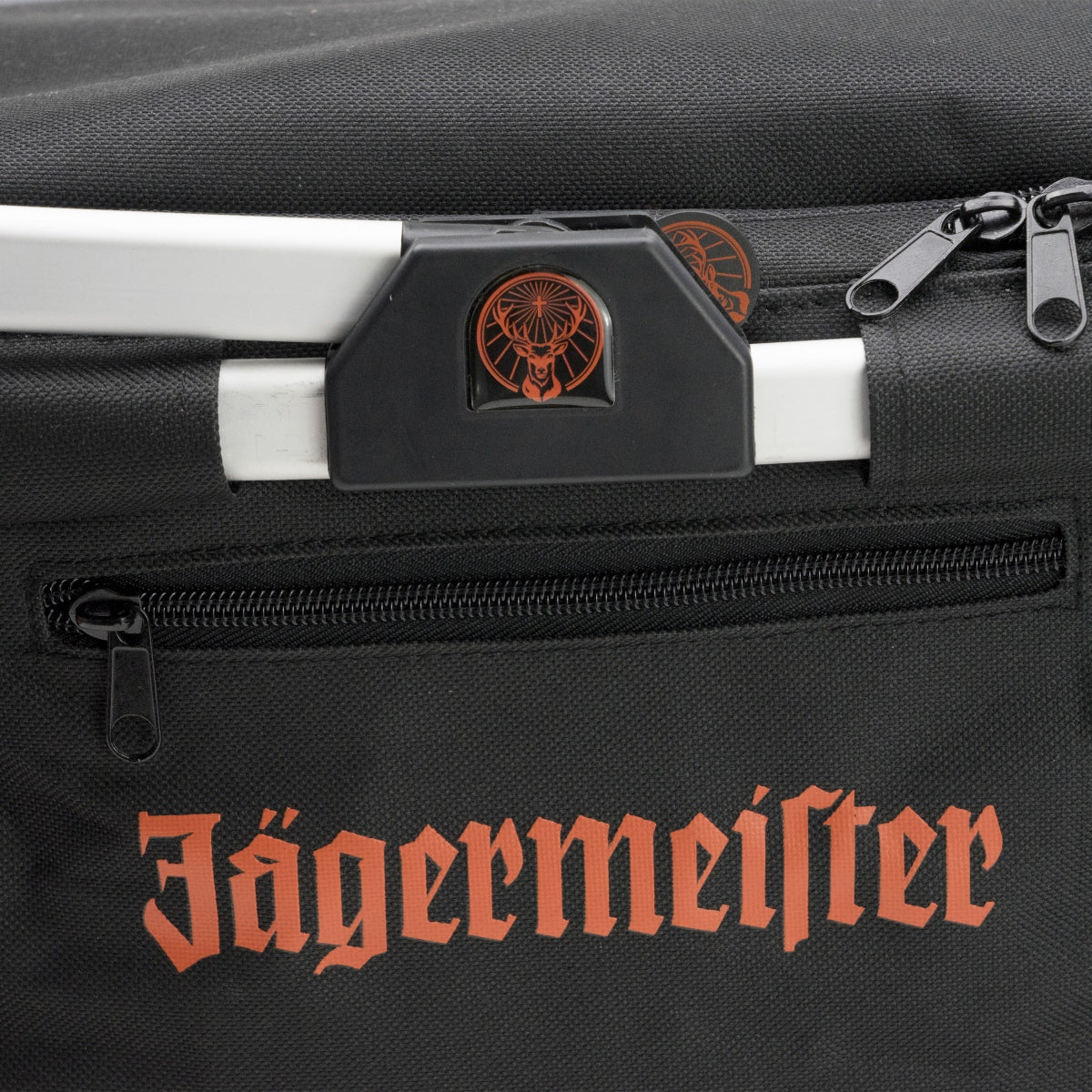 1x Jägermeister liqueur shopping basket with cooling compartment & handle – View 3