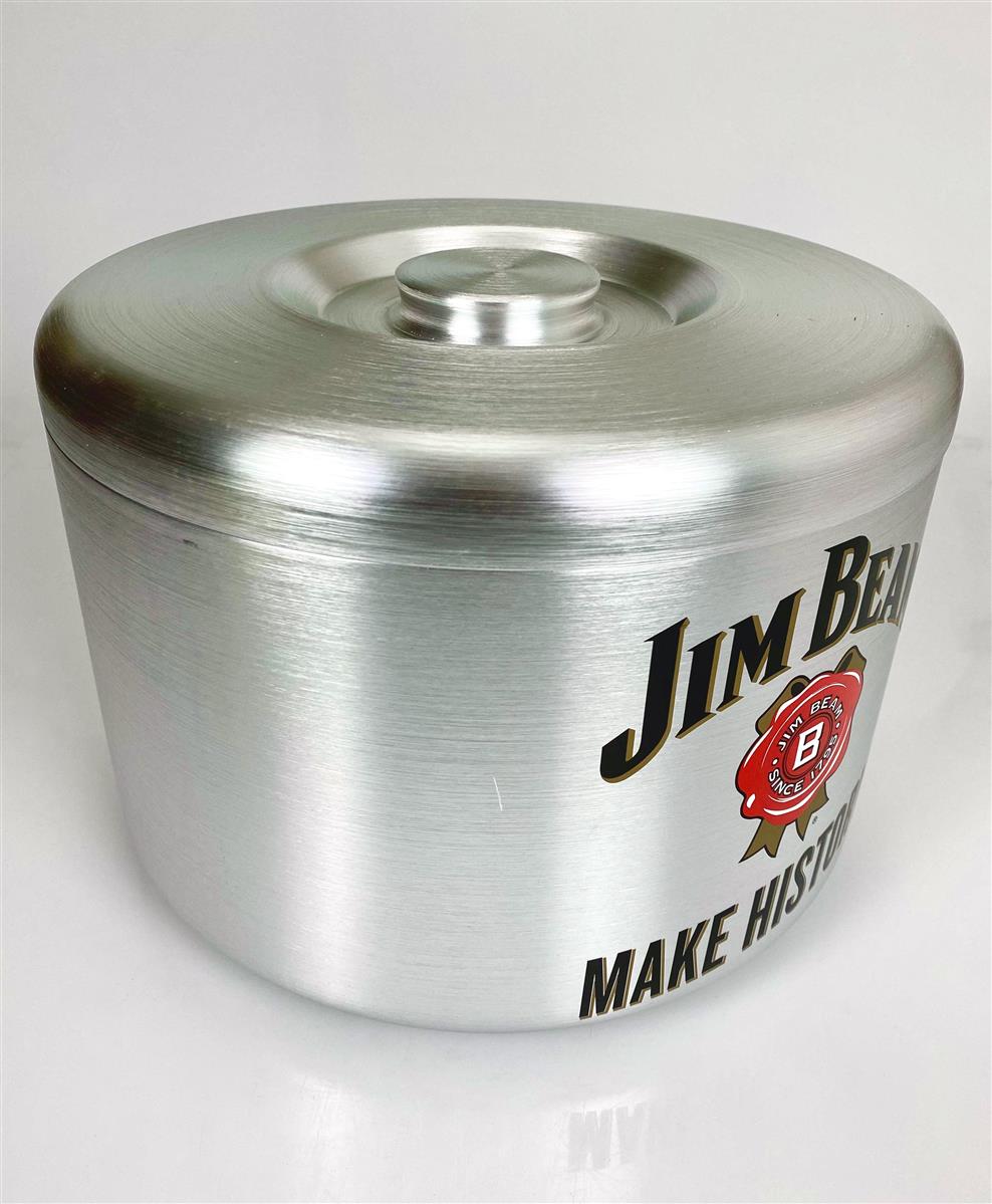 1x Jim Beam Whiskey Cooler 10l Ice Box Metal – View 2