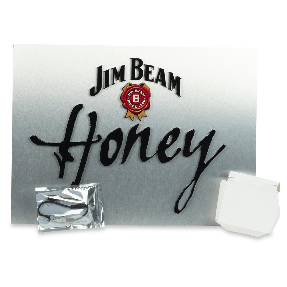 1x Jim Beam Whiskey Neon Sign Honey 50 x 35 – View 2