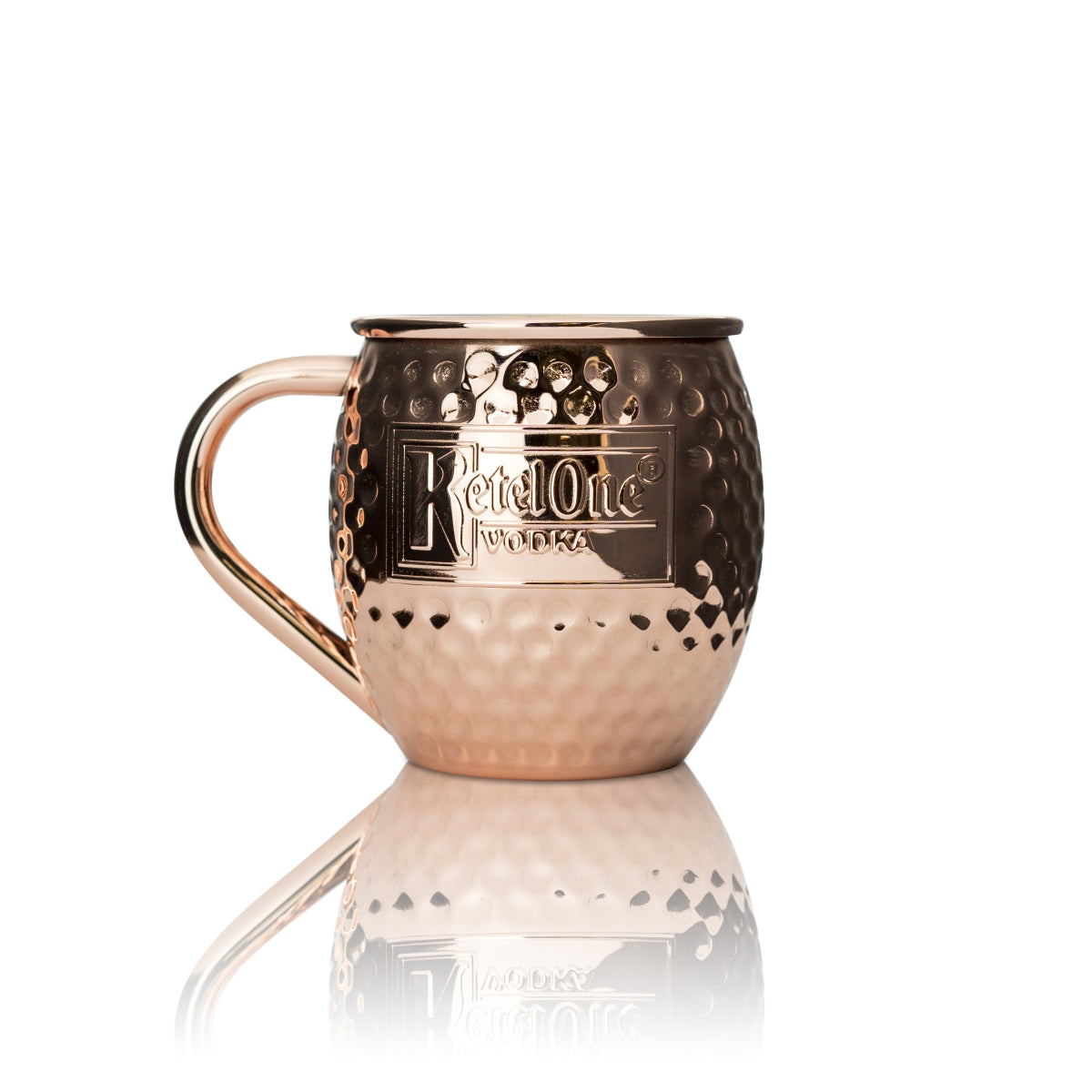 1x Ketel One Vodka glass copper cup, hammered