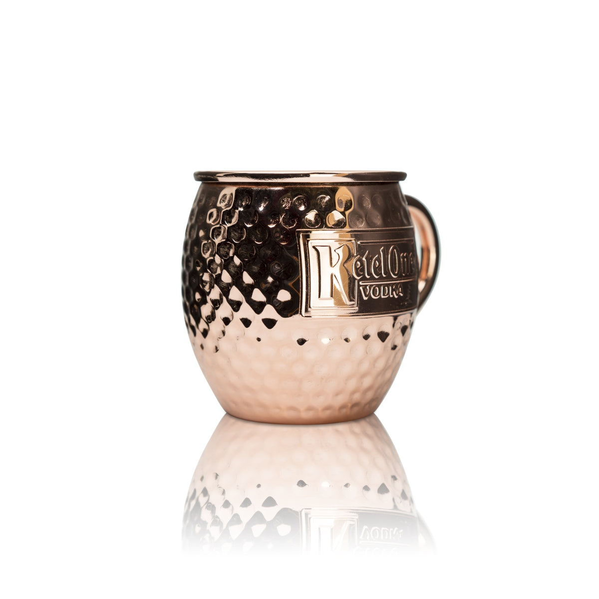 1x Ketel One Vodka glass copper cup, hammered – View 4