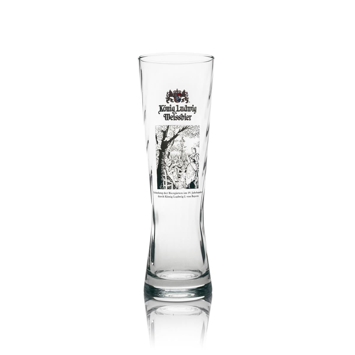 1x King Ludwig Beer Glass 0.5l Wheat Collector 1 of 4