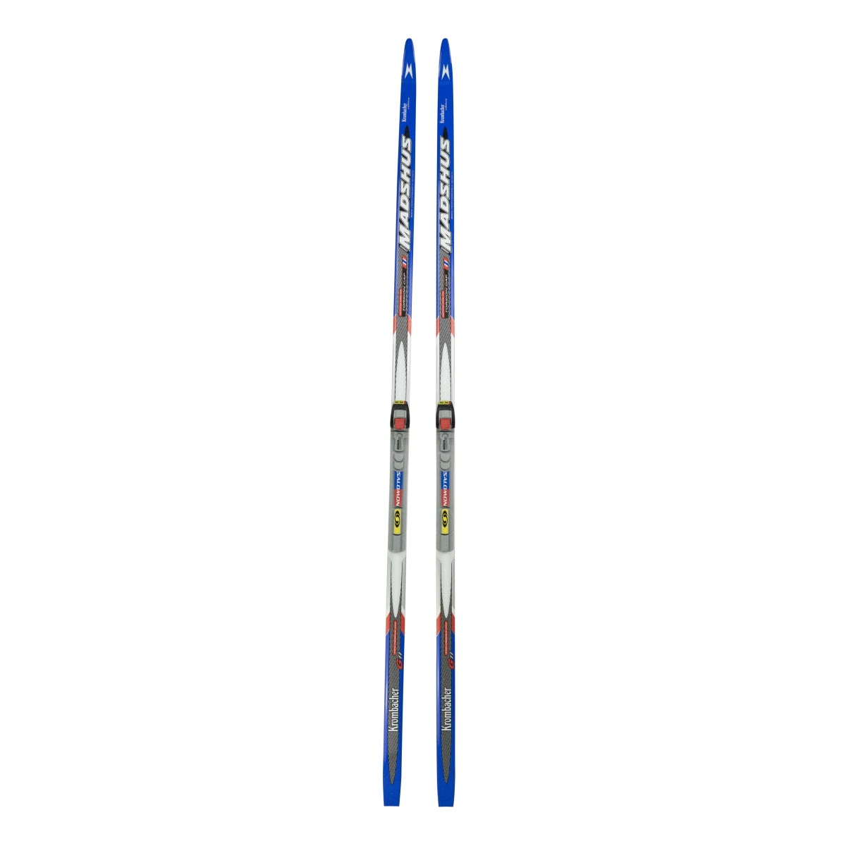 1x Krombacher Beer Cross-Country Ski Ski Blue Gray Salomon