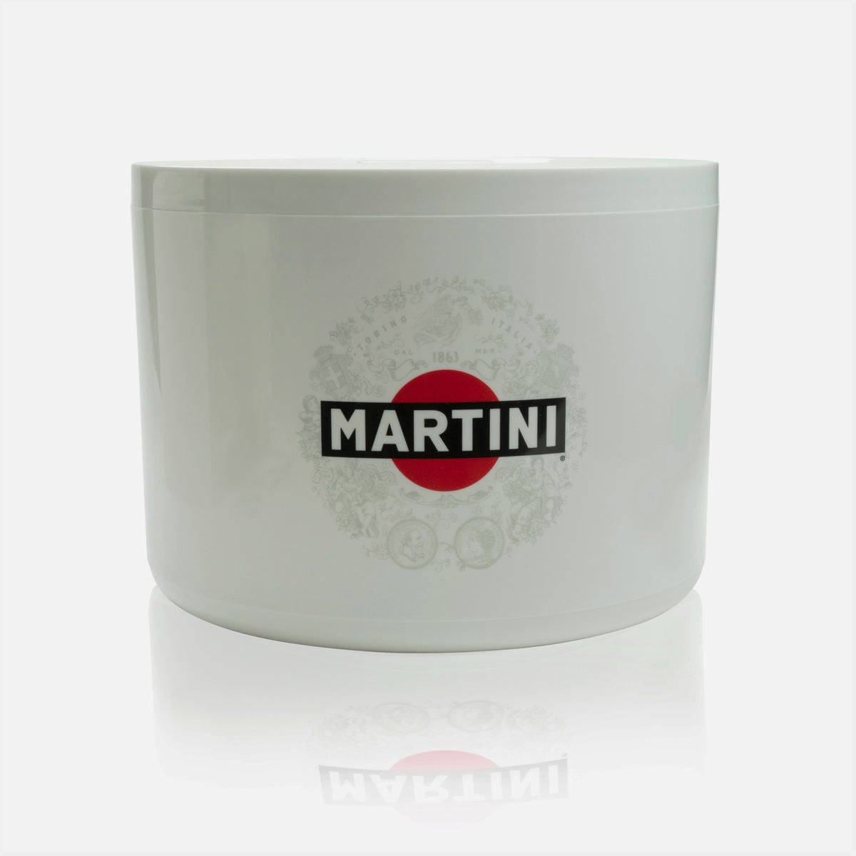 1x Martini Vermouth Cooler 10l Ice Box Martini and Tonic White