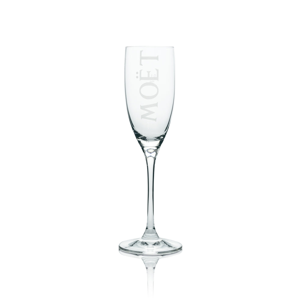 1x Moet Chandon Champagne Glass Sparkling Wine Flute 0.1l Mohaba
