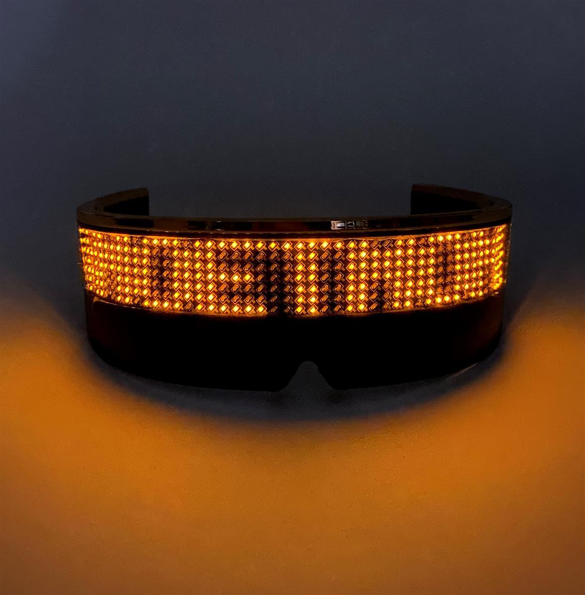 1x Moet Chandon Champagne LED Glasses Sunglasses with Gold Rim – View 3
