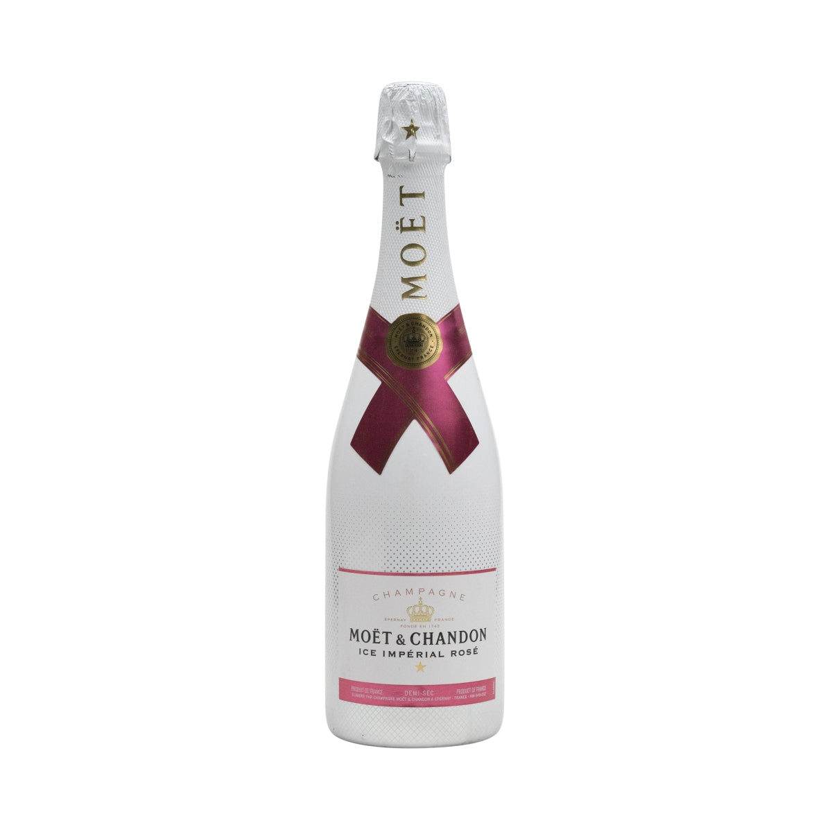 1x Moet Chandon Champagne Show Bottle 0.7l Ice Imperial Rose empty