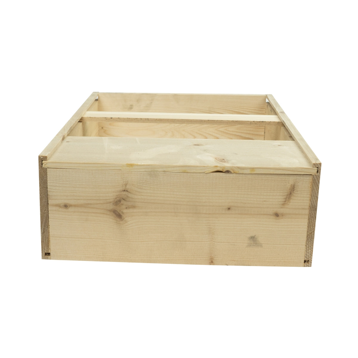 1x No Name  Wooden box with lid 35x26 – View 3