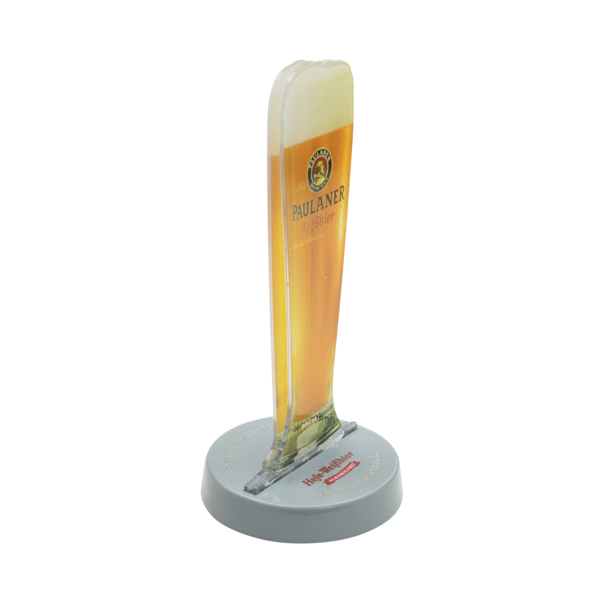 1x Paulaner Beer Table Sign Yeast-Free Wheat Beer – View 3
