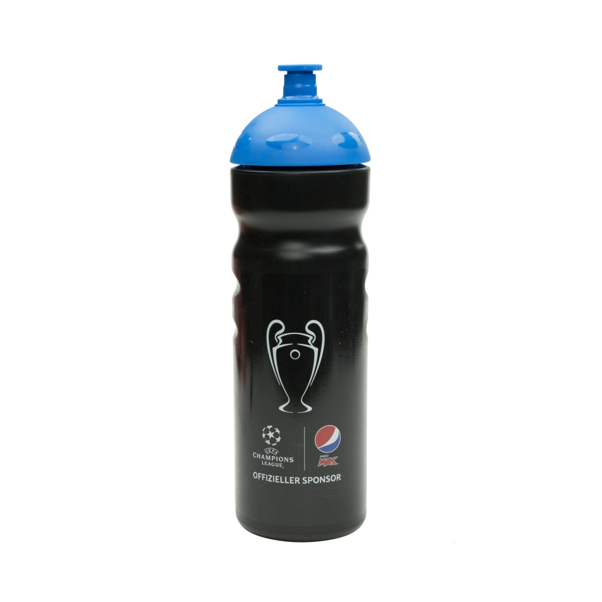 1x Pepsi Soft Drinks Water Bottle Black 750ml UEFA Champions League