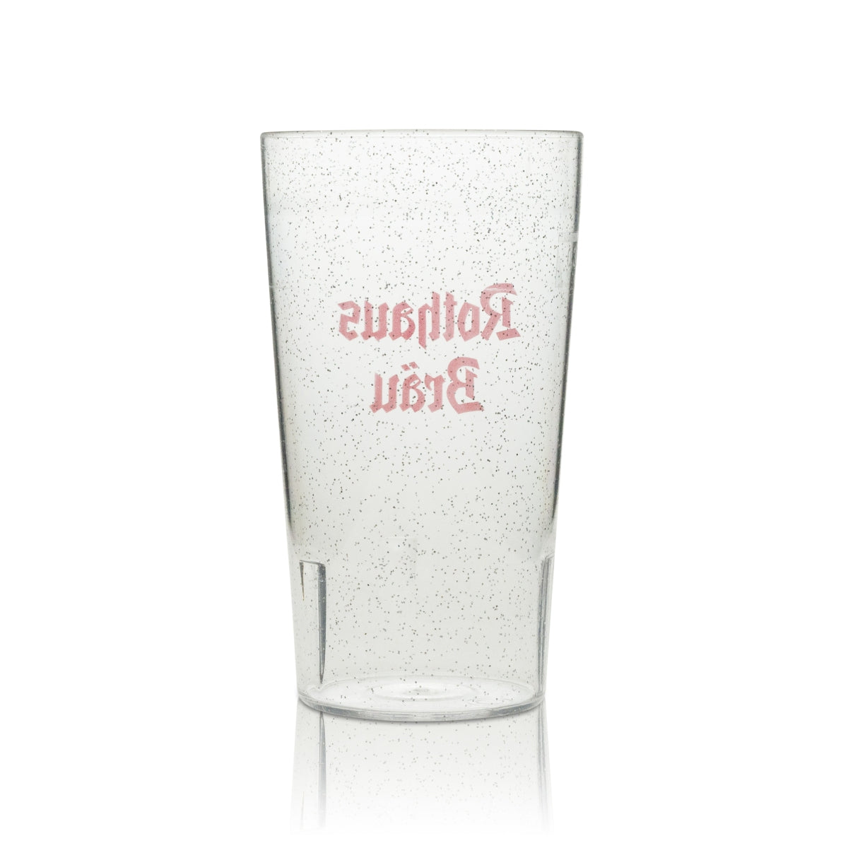 1x Rothaus beer mug, hard plastic, reusable, 0.3 l, with glitter – View 2