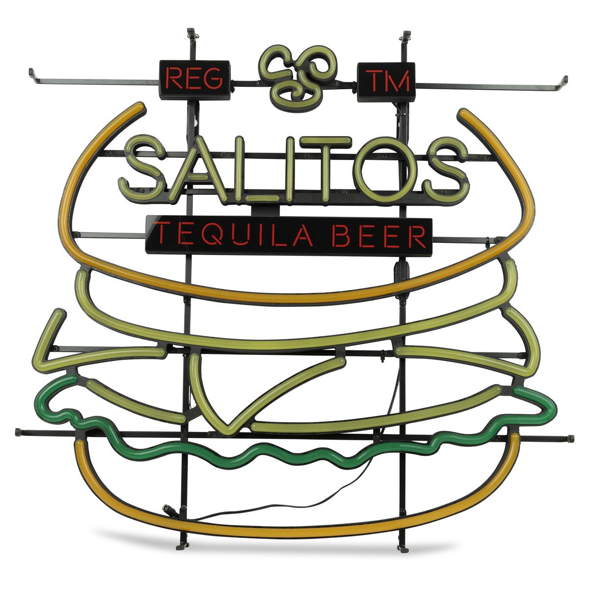 1x Salitos beer neon sign burger – View 2
