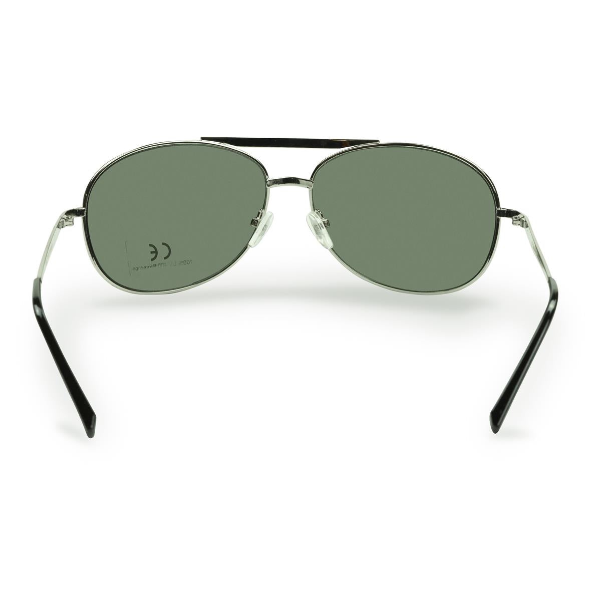 1x Salitos beer sunglasses with case, pilot style, silver – View 4