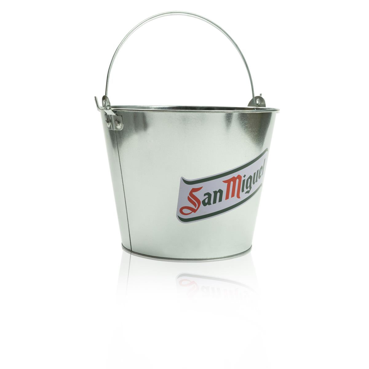 1x San Miguel beer cooler metal bucket 5l – View 2
