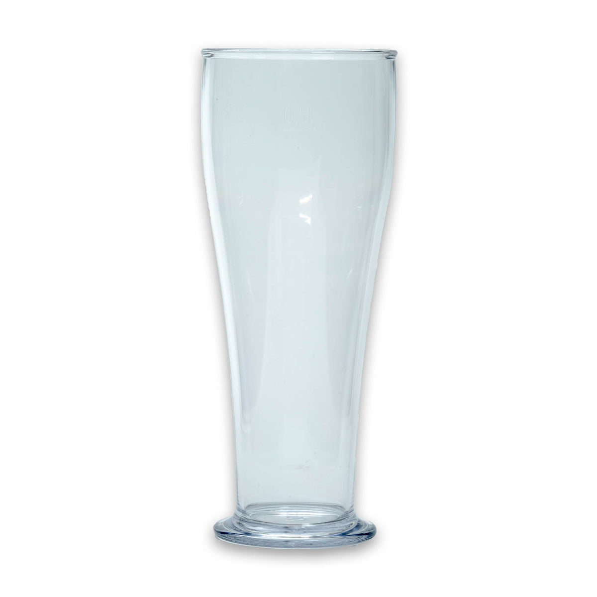 1x Schorm  reusable hard plastic wheat glass 0.5