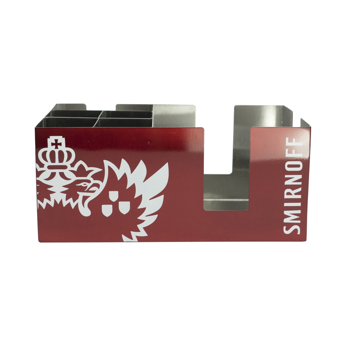 1x Smirnoff Vodka Barcaddy Metal Red