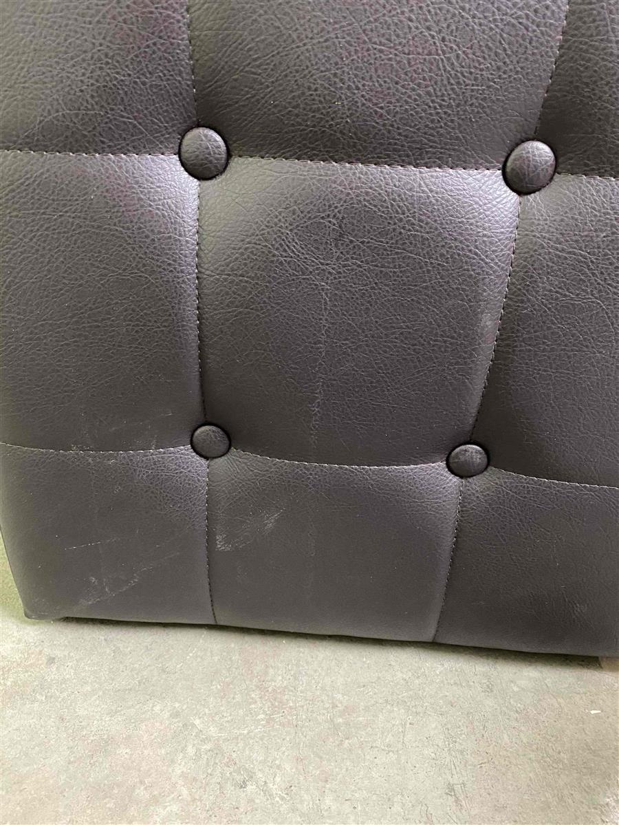 1x Sourz liqueur bar stool black leather – View 3