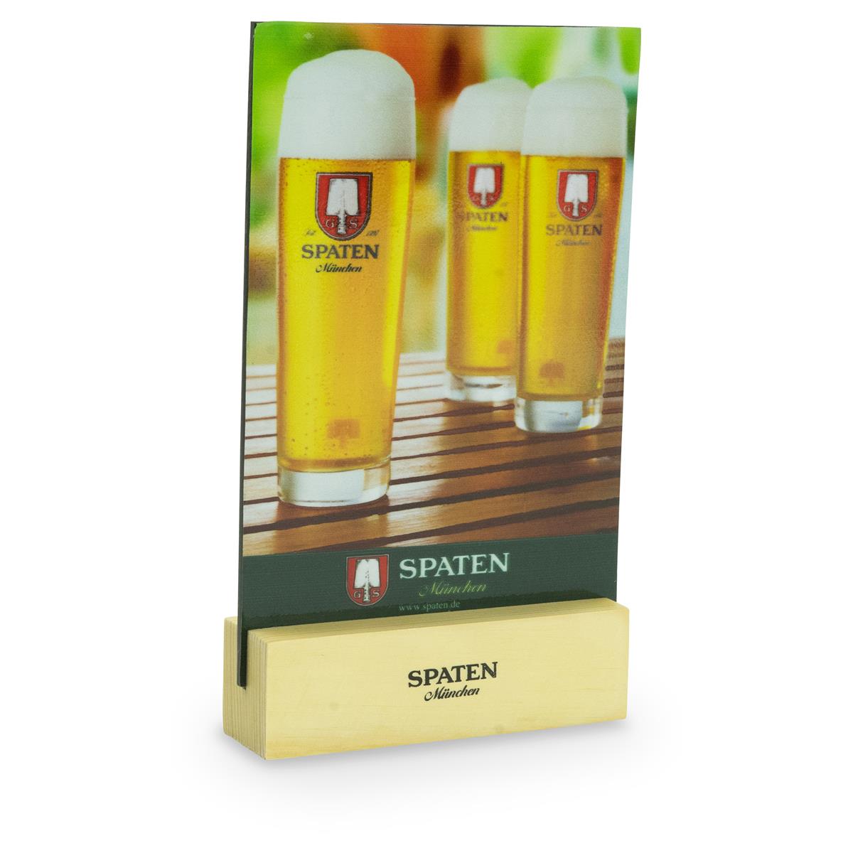 1x Spade Beer Table Sign Small Chalkboard – View 2