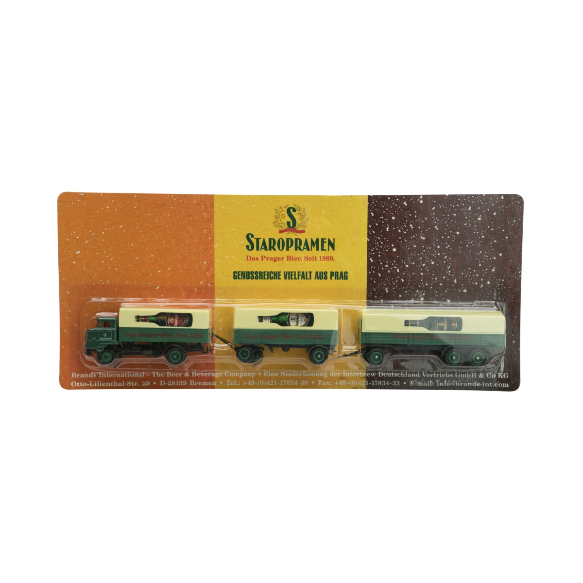 1x Staropramen beer truck 3-car train