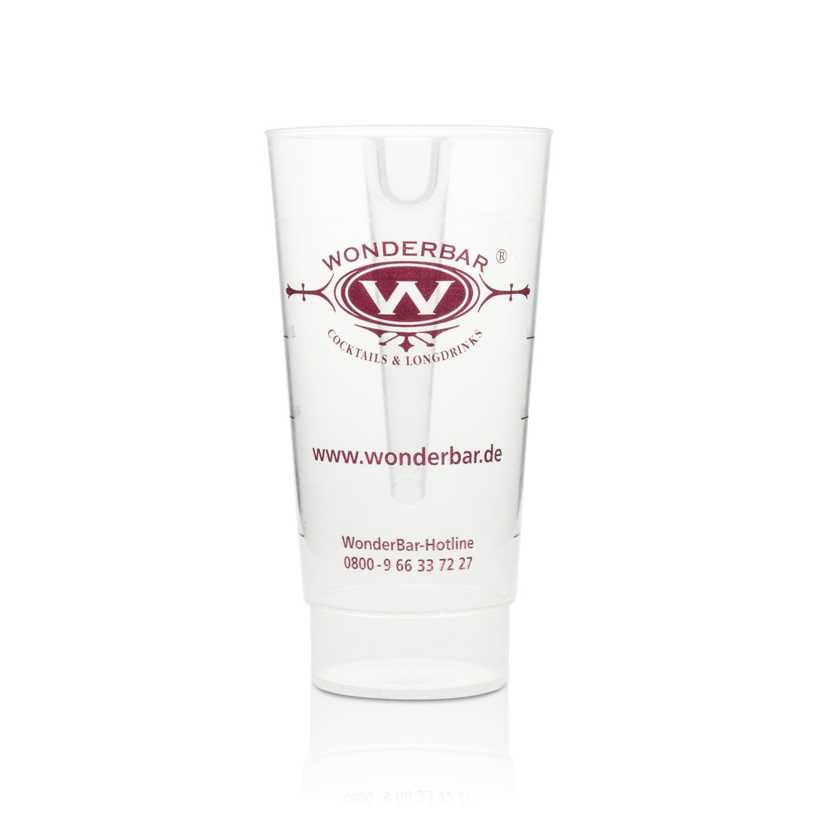 1x Wonderbar Cocktails Cup, Hard Plastic, Reusable, 0.3 L, with Handle – View 2