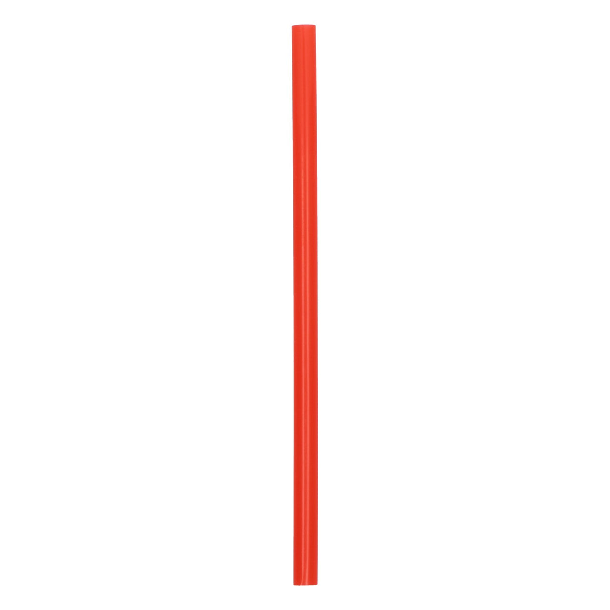 200 Papstar Cocktail Straws, Red, Plastic, 0.7 x 15 cm, Dispenser Box – View 3