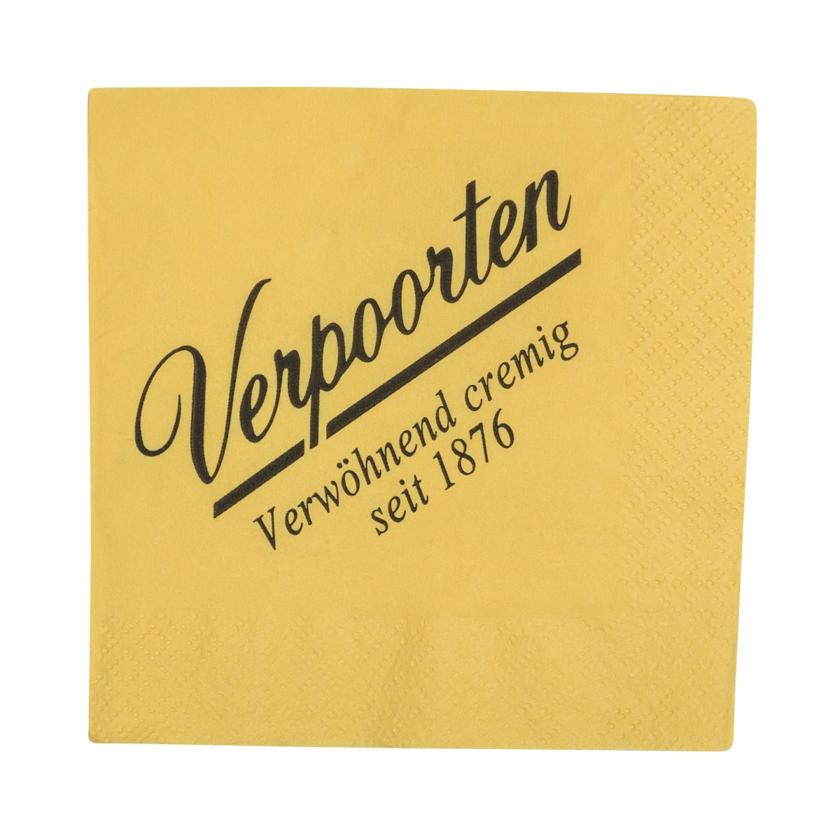 200x Verpoorten liqueur napkins, yellow, deliciously creamy