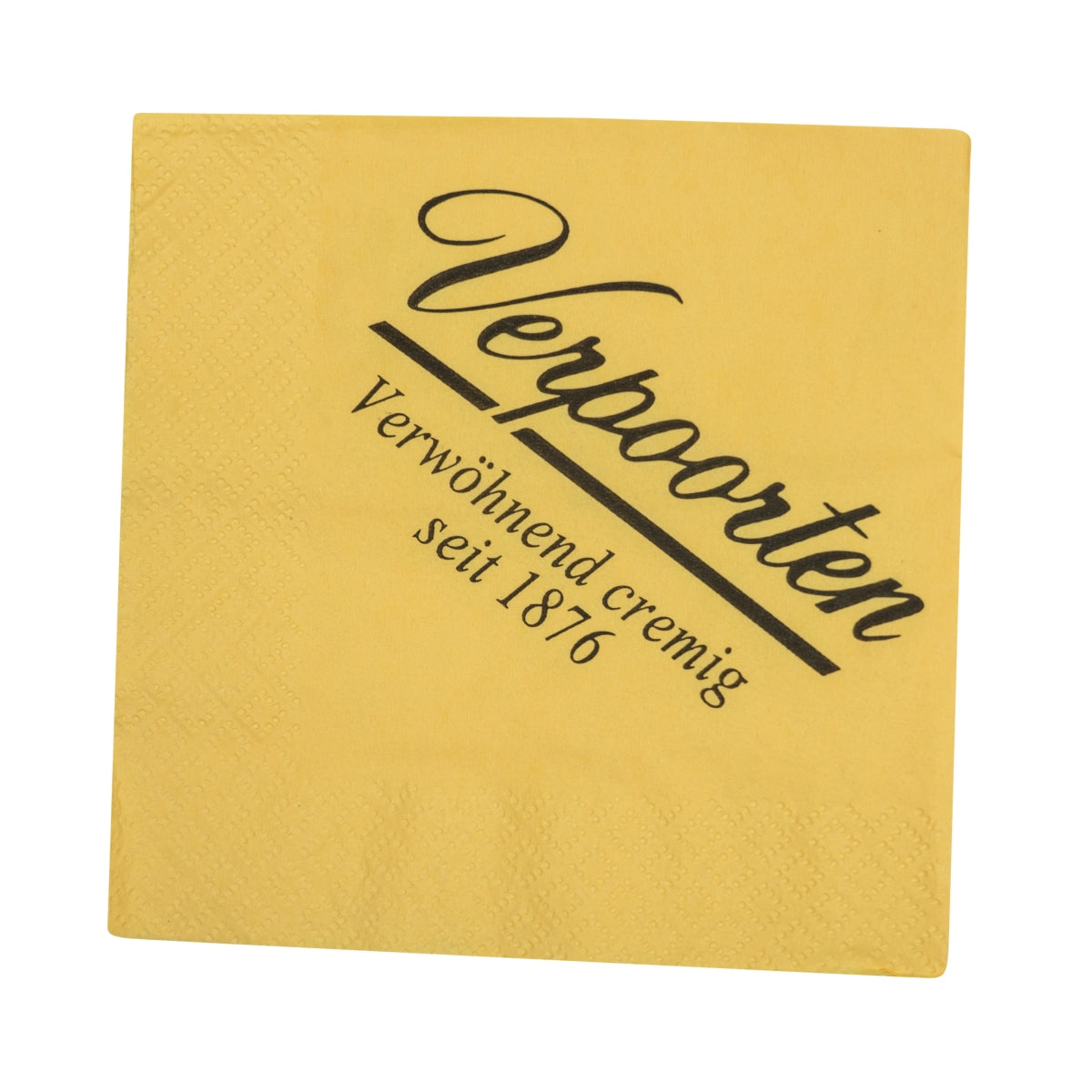 200x Verpoorten liqueur napkins, yellow, deliciously creamy – View 3