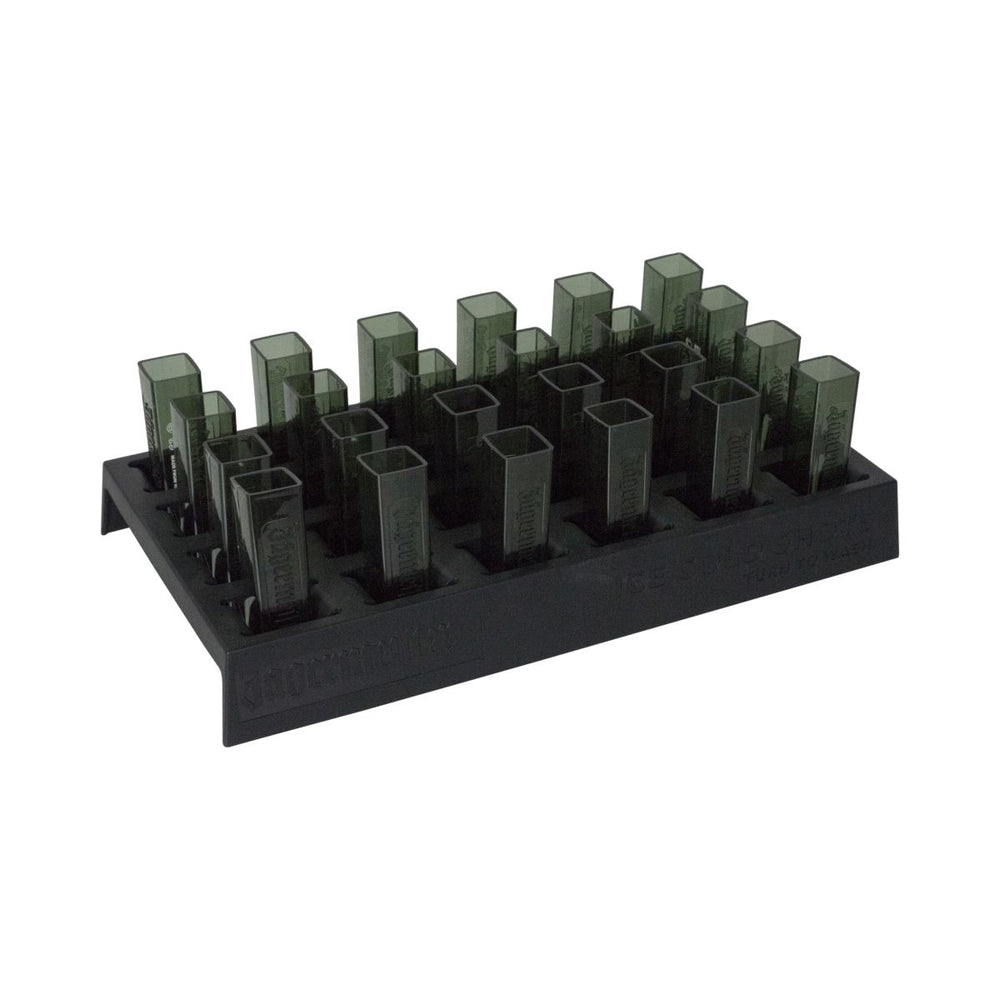 24x Jägermeister Shot Glass Set Holder 3cl Plastic Glasses Tooter Rack Stamp