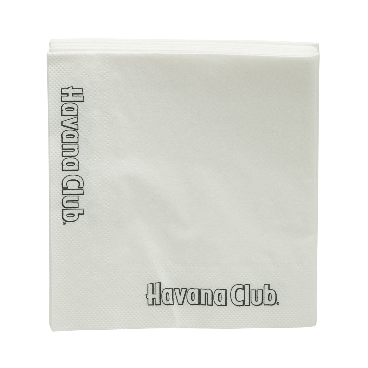 250 Havana Club Rum Napkins, White, Small Print