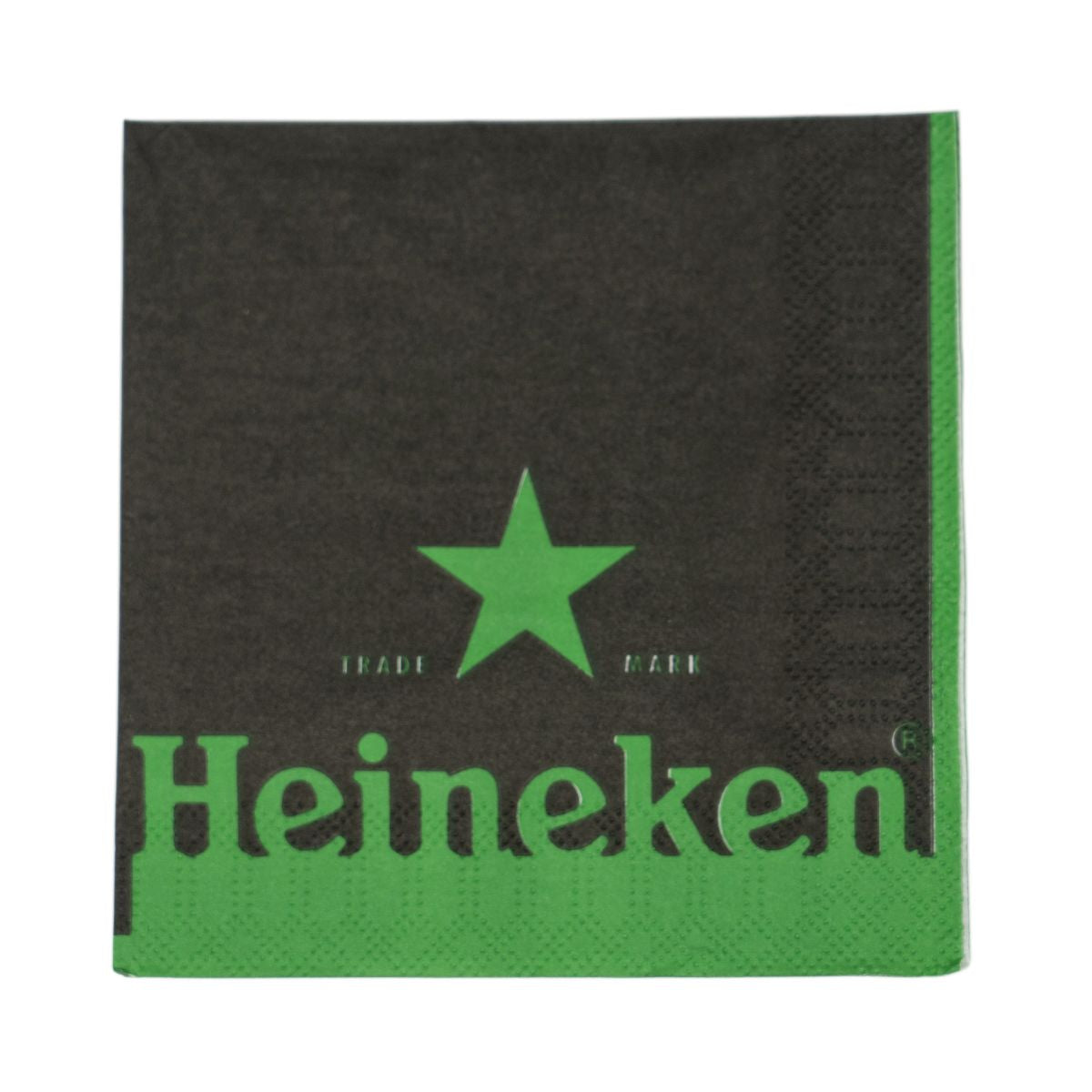 250x Heineken napkins Bar napkin Black Paper napkin Drip protection – View 2