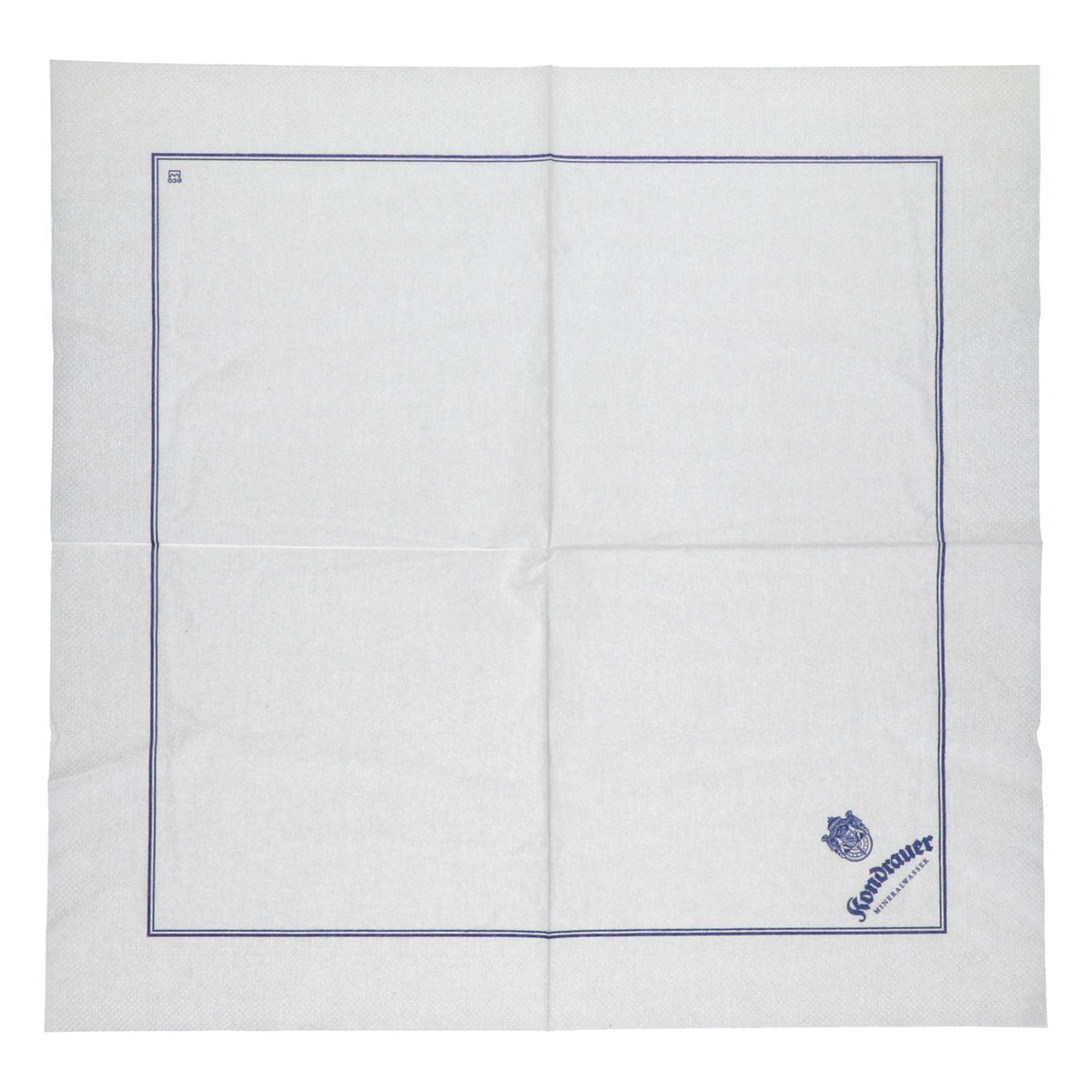 250 Kondrauer Water Napkins, White, Large (approx. 39x39 cm), Bar & Restaurant – View 3