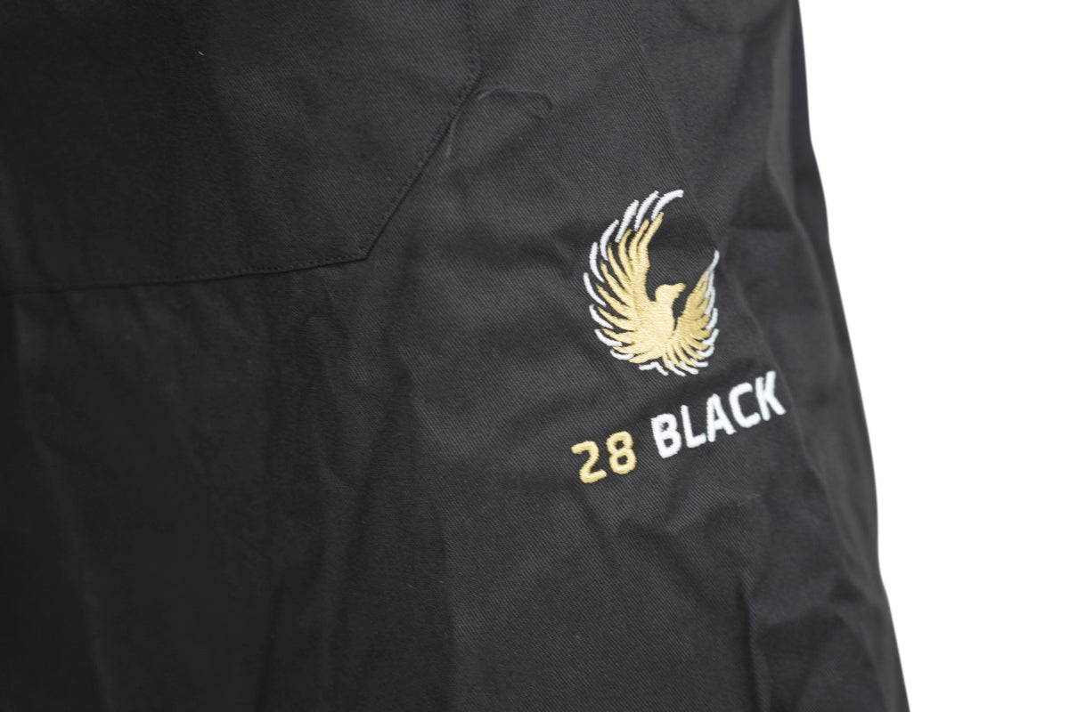 28Black Waiter Apron Waist Tie Pocket Service Gastro Bar Bistro – View 2