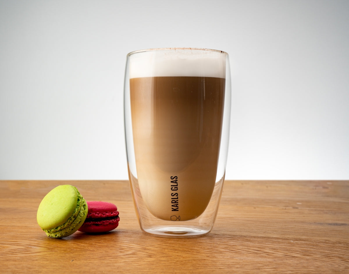 6x double-walled glasses, thermo glass, 0.45 l, latte macchiato, high quality, coffee – View 2
