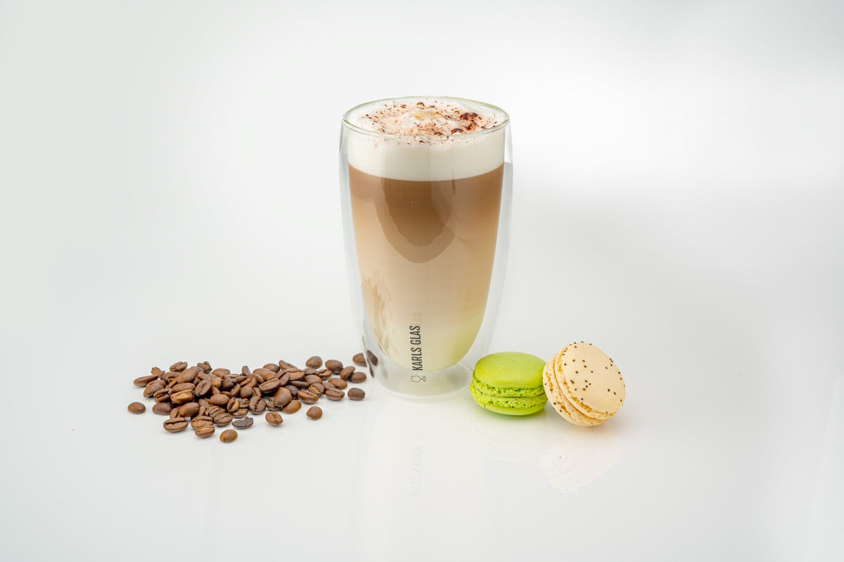 2x double-walled glasses, thermo glass, 0.45 l, latte macchiato, high quality, coffee – View 6