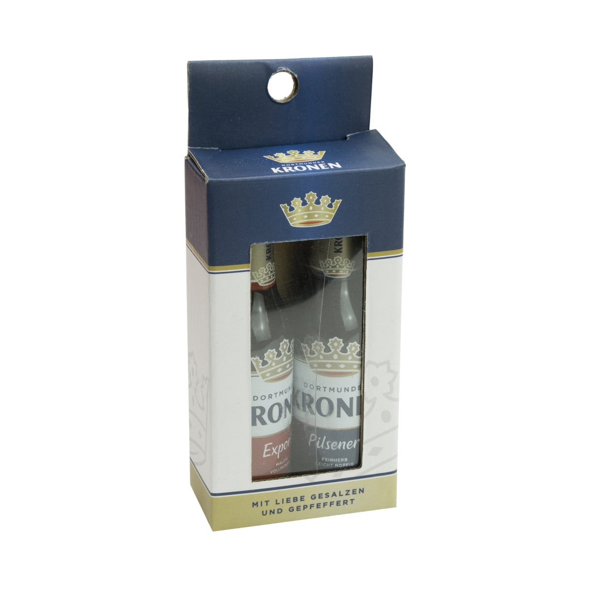 2x Kronen beer salt shaker and pepper shaker, ceramic – View 3