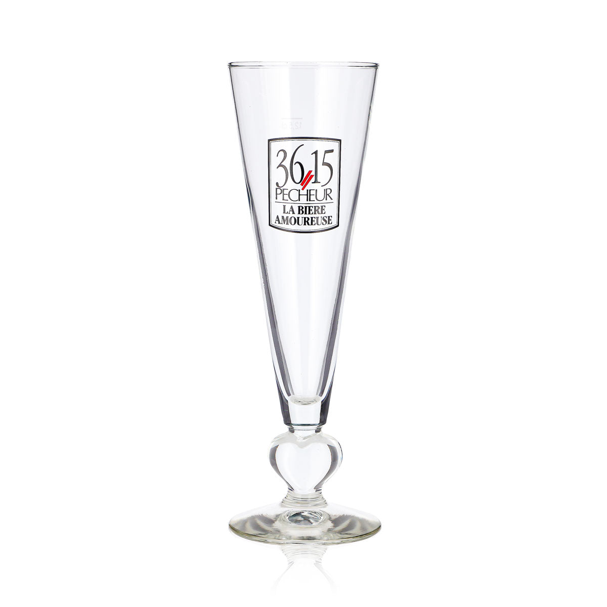 3615 Pecheur Beer Glass, 12.5 cl, Heart-Shaped Stemmed Glass, "La Bière Amoureuse" – View 2