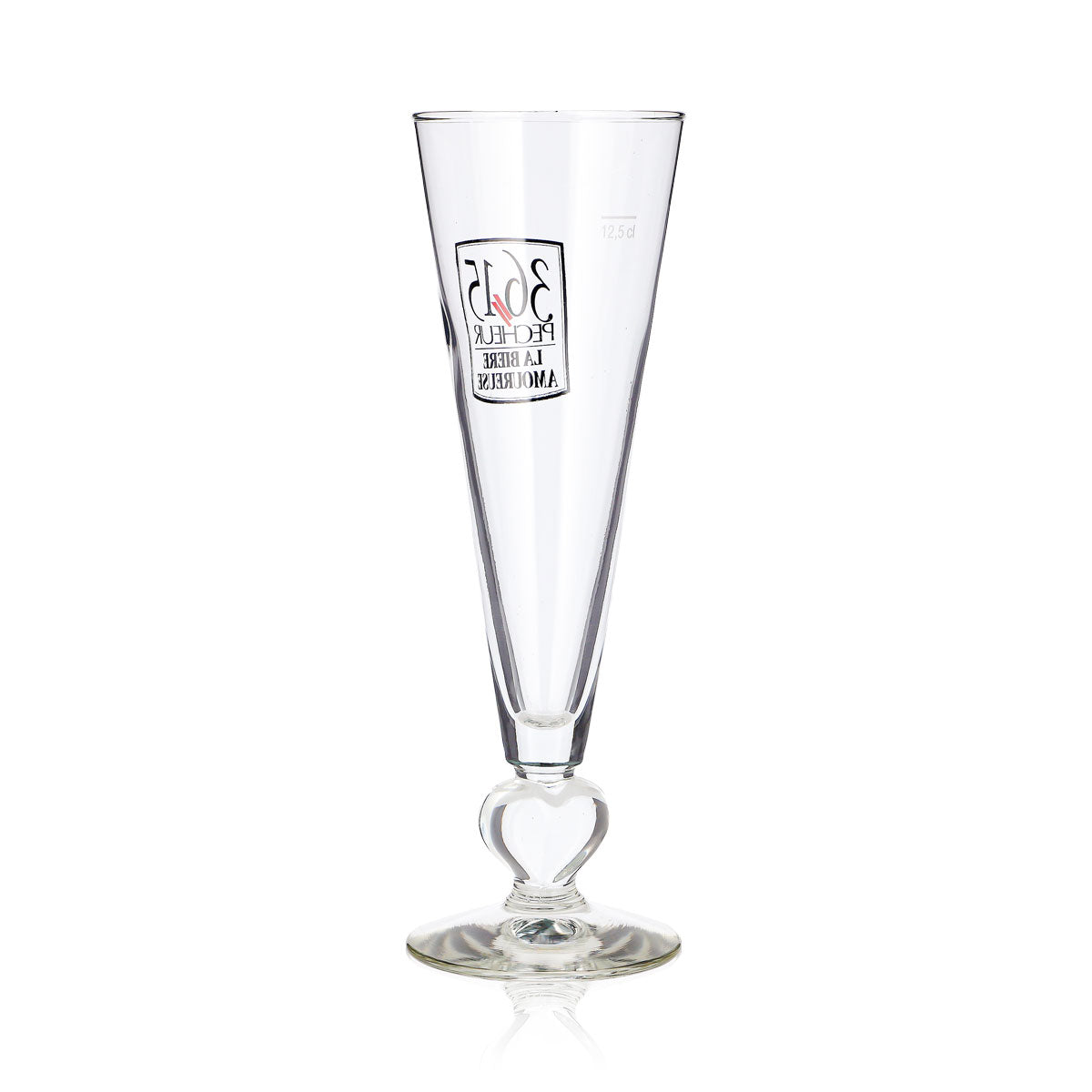 3615 Pecheur Beer Glass, 12.5 cl, Heart-Shaped Stemmed Glass, "La Bière Amoureuse" – View 4